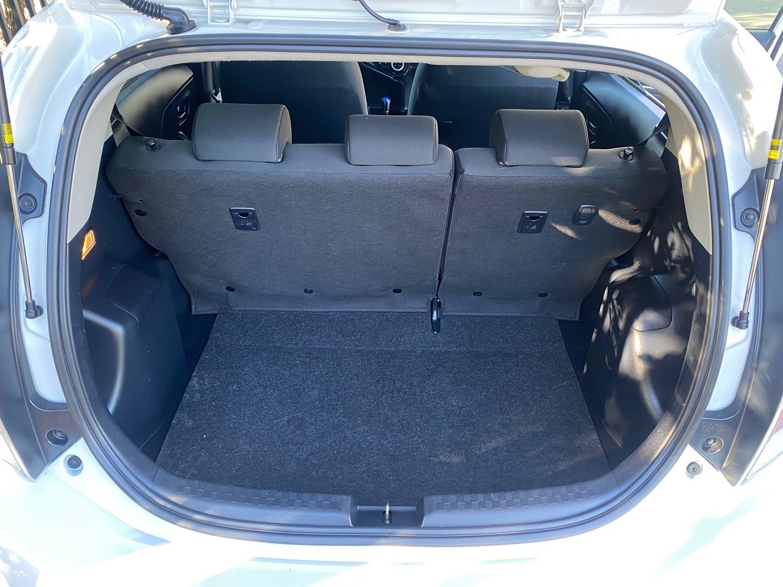 2019 Toyota Aqua New Zealand cargo space