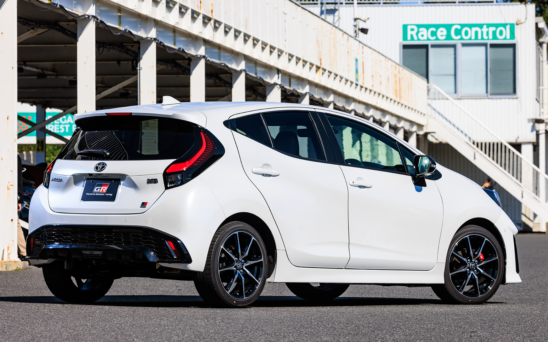 2022 Toyota Aqua GR Sport rear view. 