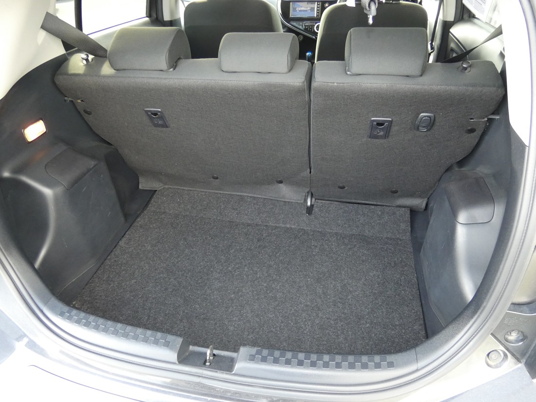 2020 Toyota Aqua cargo space. 