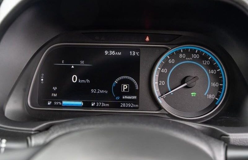 2021 Nissan Leaf odometre