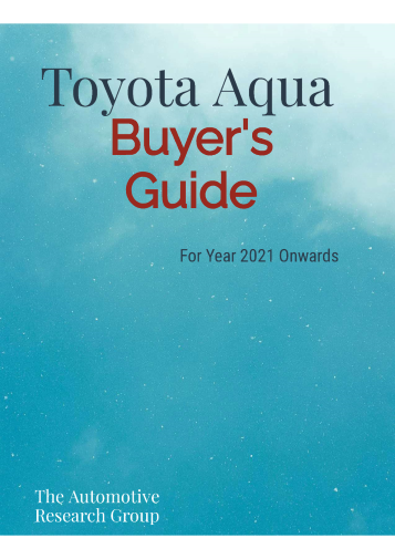 Toyota Aqua Buyer’s Guide (2021-Present)