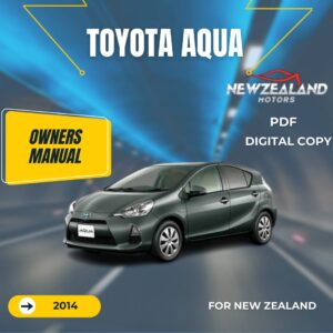 TOYOTA AQUA HYBRID 2014 OWNERS MANUAL IN ENGLISH