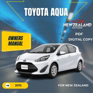 TOYOTA AQUA HYBRID 2015 OWNERS MANUAL IN ENGLISH