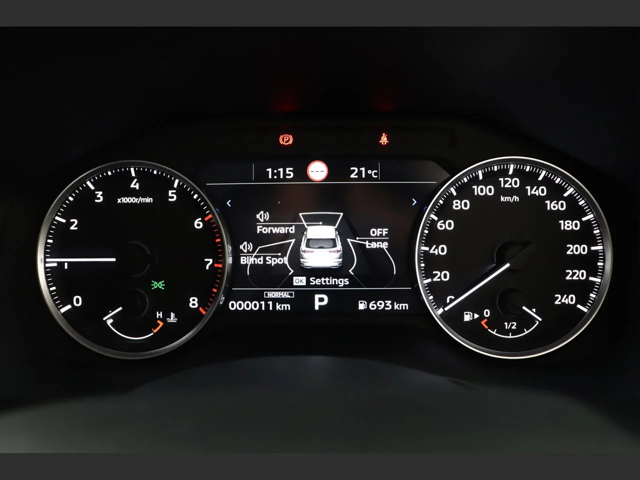 2020 Mitsubishi Outlander odometre