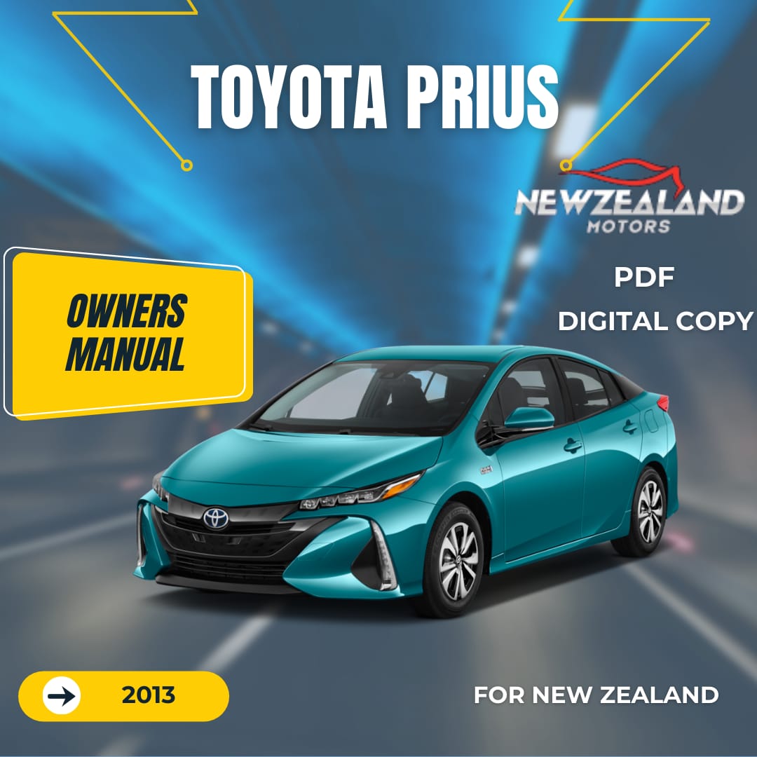 TOYOTA PRIUS 2013 OWNERS MANUAL