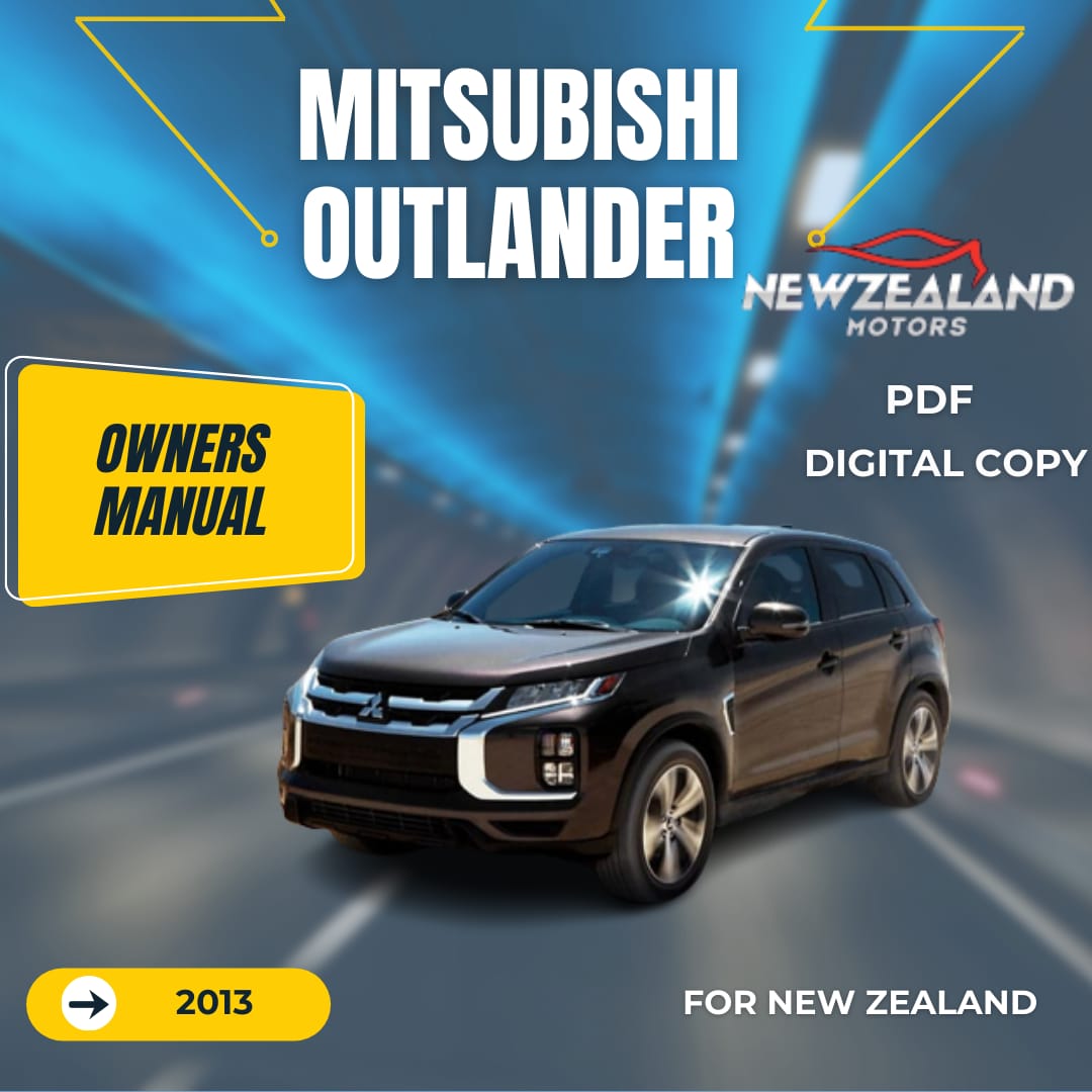 MITSUBISHI OUTLANDER 2013 OWNERS MANUAL