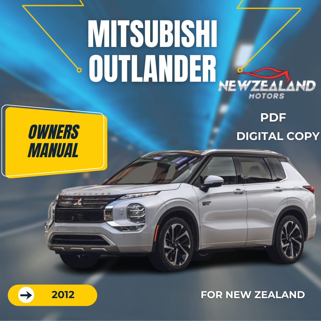 MITSUBISHI OUTLANDER 2012 OWNERS MANUAL