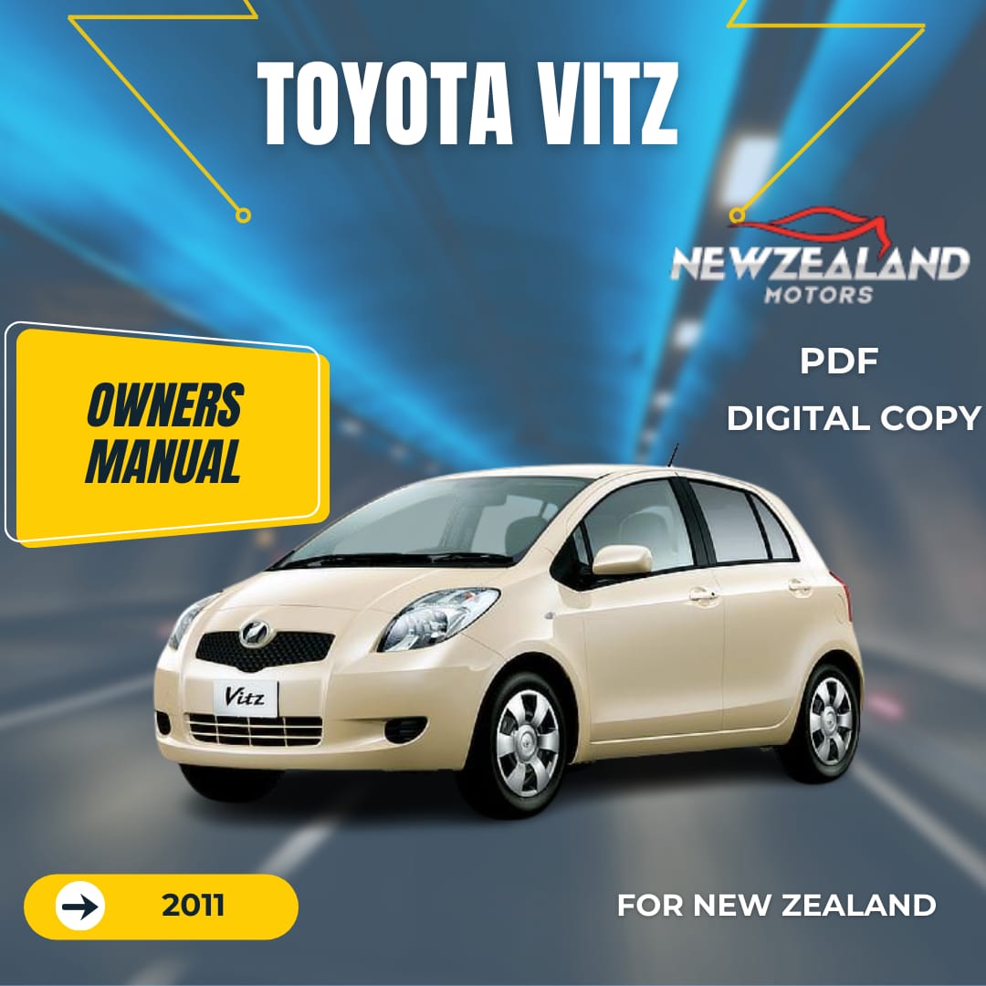 TOYOTA VITZ 2011 OWNERS MANUAL IN ENGLISH