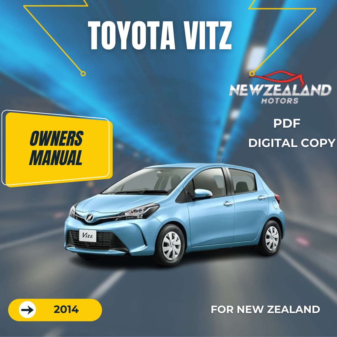 TOYOTA VITZ 2014 OWNERS MANUAL IN ENGLISH