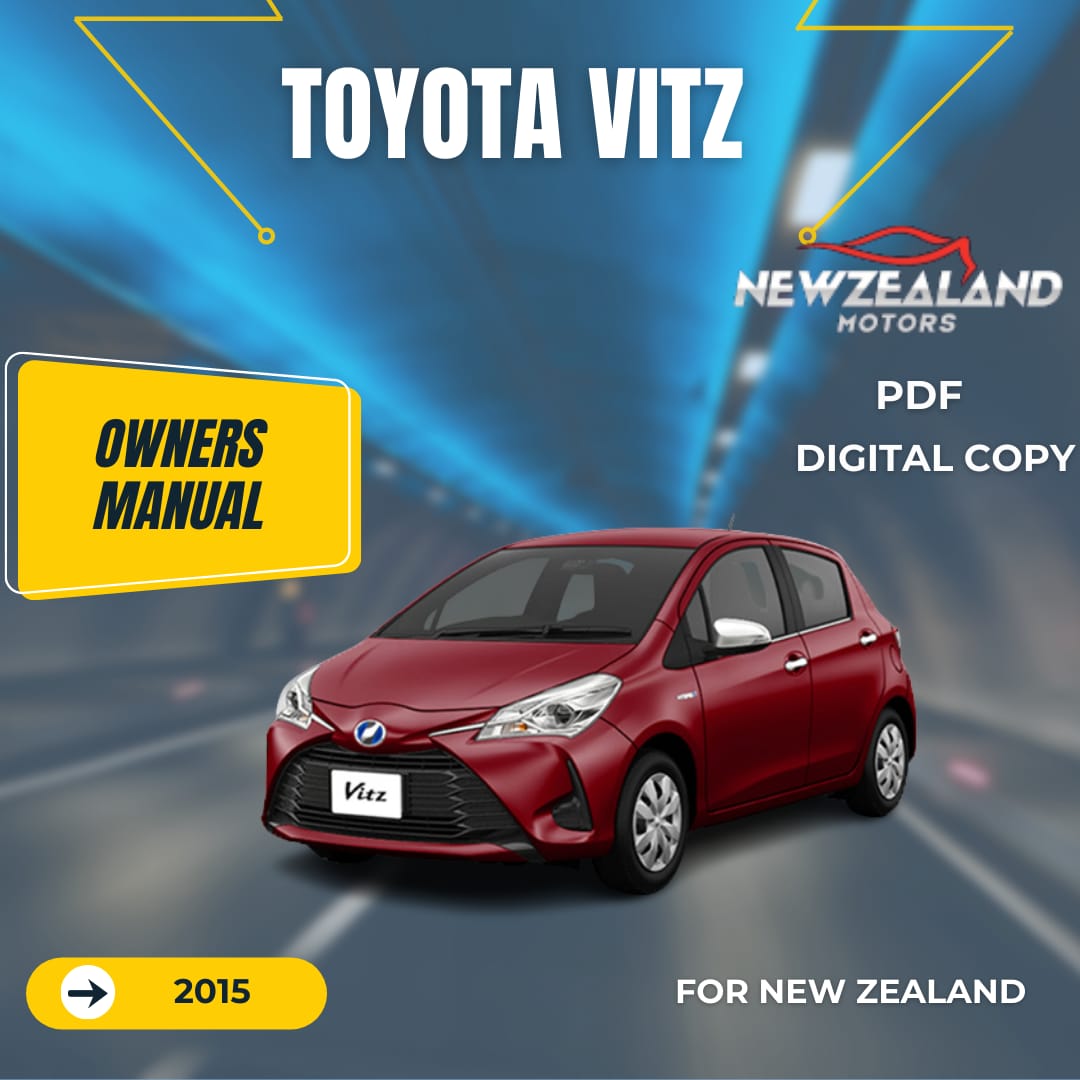 TOYOTA VITZ 2015 OWNERS MANUAL IN ENGLISH