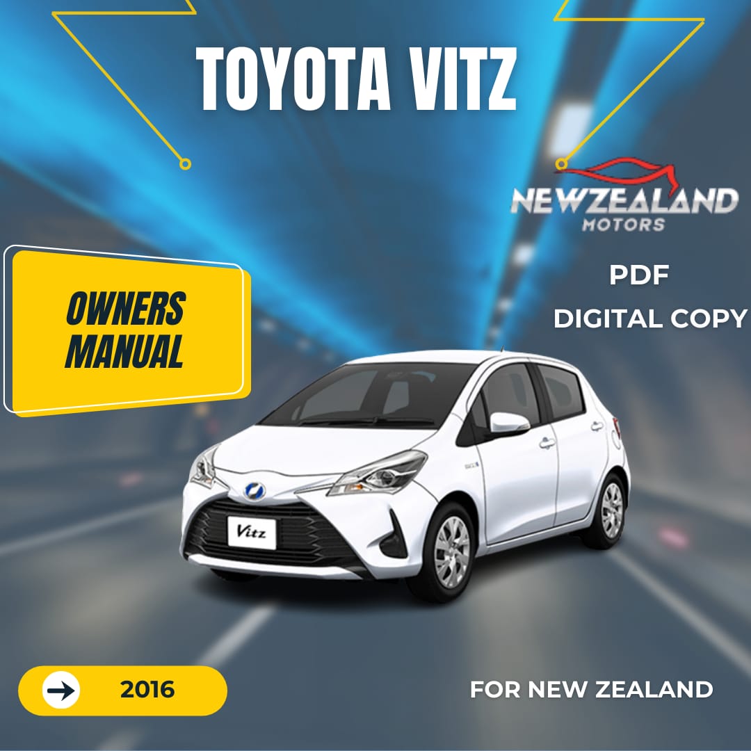 TOYOTA VITZ 2016 OWNERS MANUAL IN ENGLISH