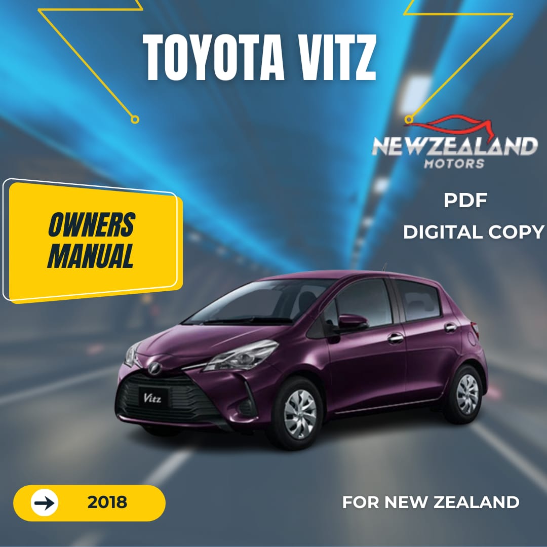 TOYOTA VITZ 2018 OWNERS MANUAL IN ENGLISH