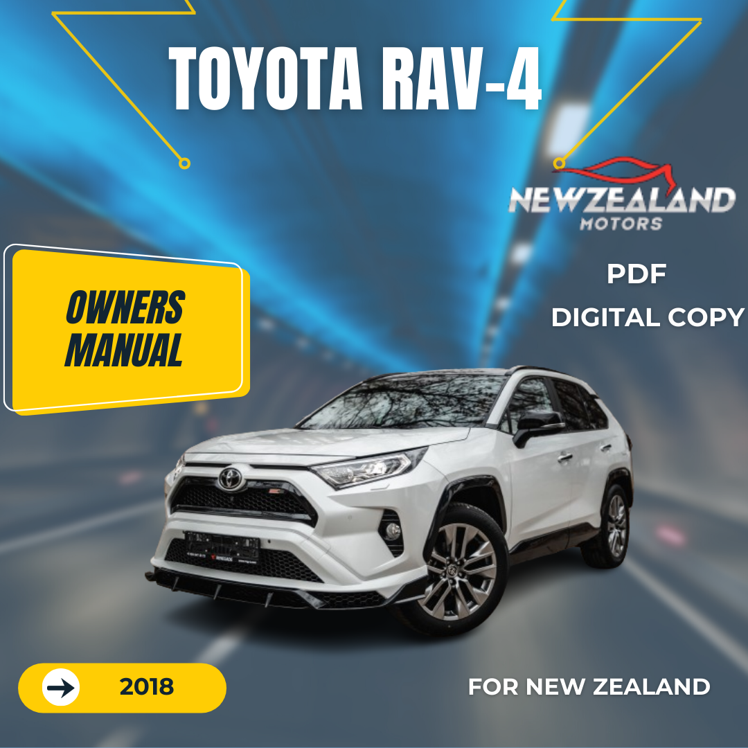 TOYOTA RAV4 2018 OWNERS MANUAL IN ENGLISH