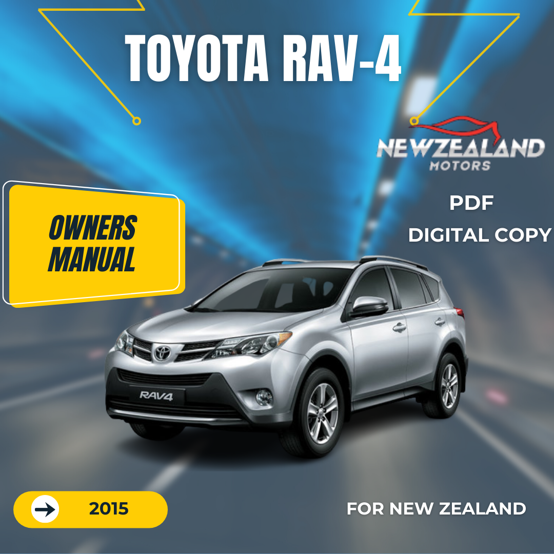 TOYOTA RAV4 2015 OWNERS MANUAL IN ENGLISH