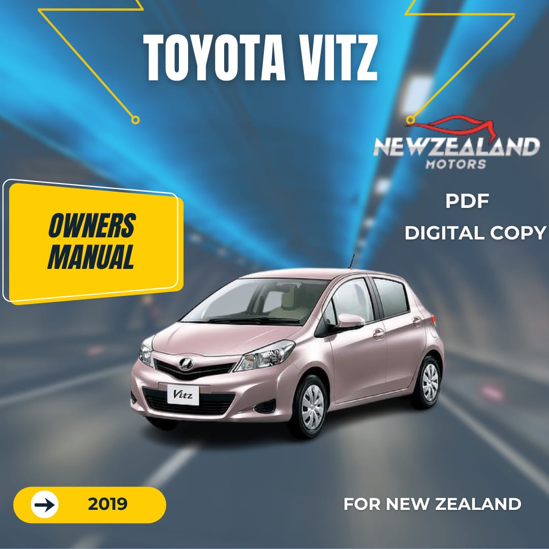 TOYOTA VITZ HYBRID 2019 OWNERS MANUAL IN ENGLISH