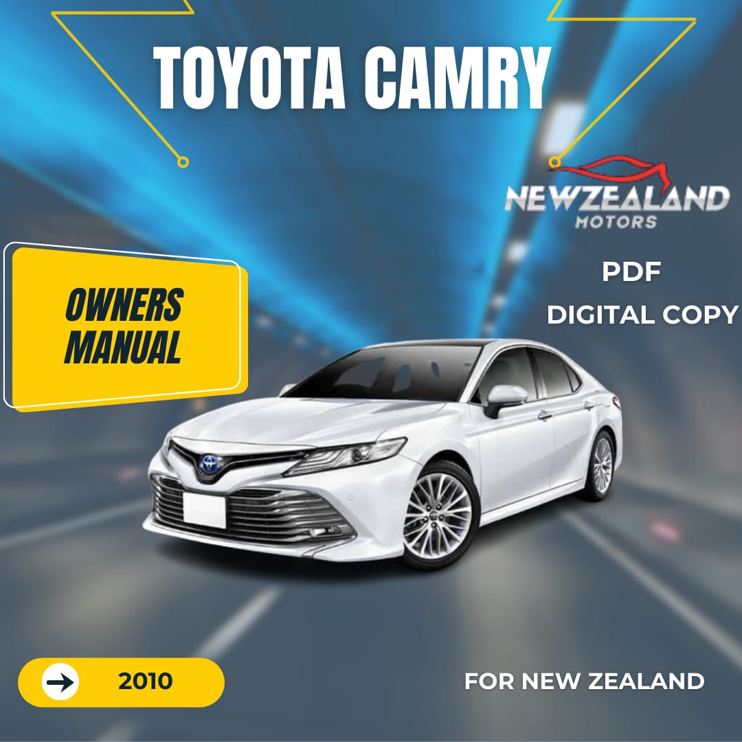 TOYOTA CAMRY 2010 OWNERS MANUAL IN ENGLISH