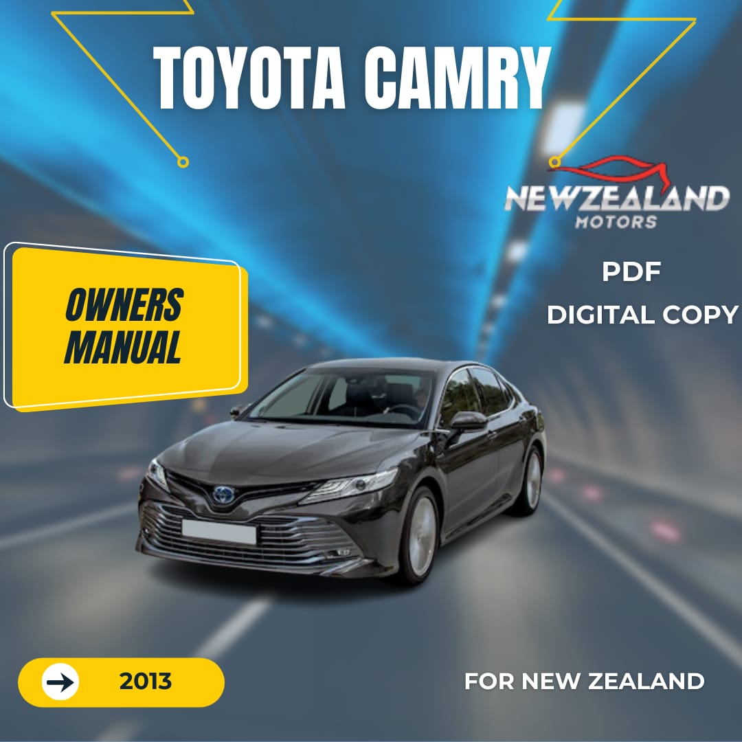 TOYOTA CAMRY 2013 OWNERS MANUAL IN ENGLISH