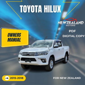 TOYOTA HILUX 2015, 2016, 2017& 2018 OWNERS MANUAL