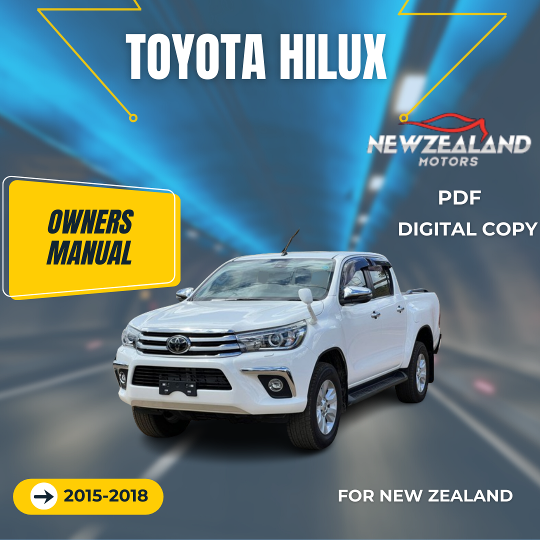 TOYOTA HILUX 2015, 2016, 2017& 2018 OWNERS MANUAL