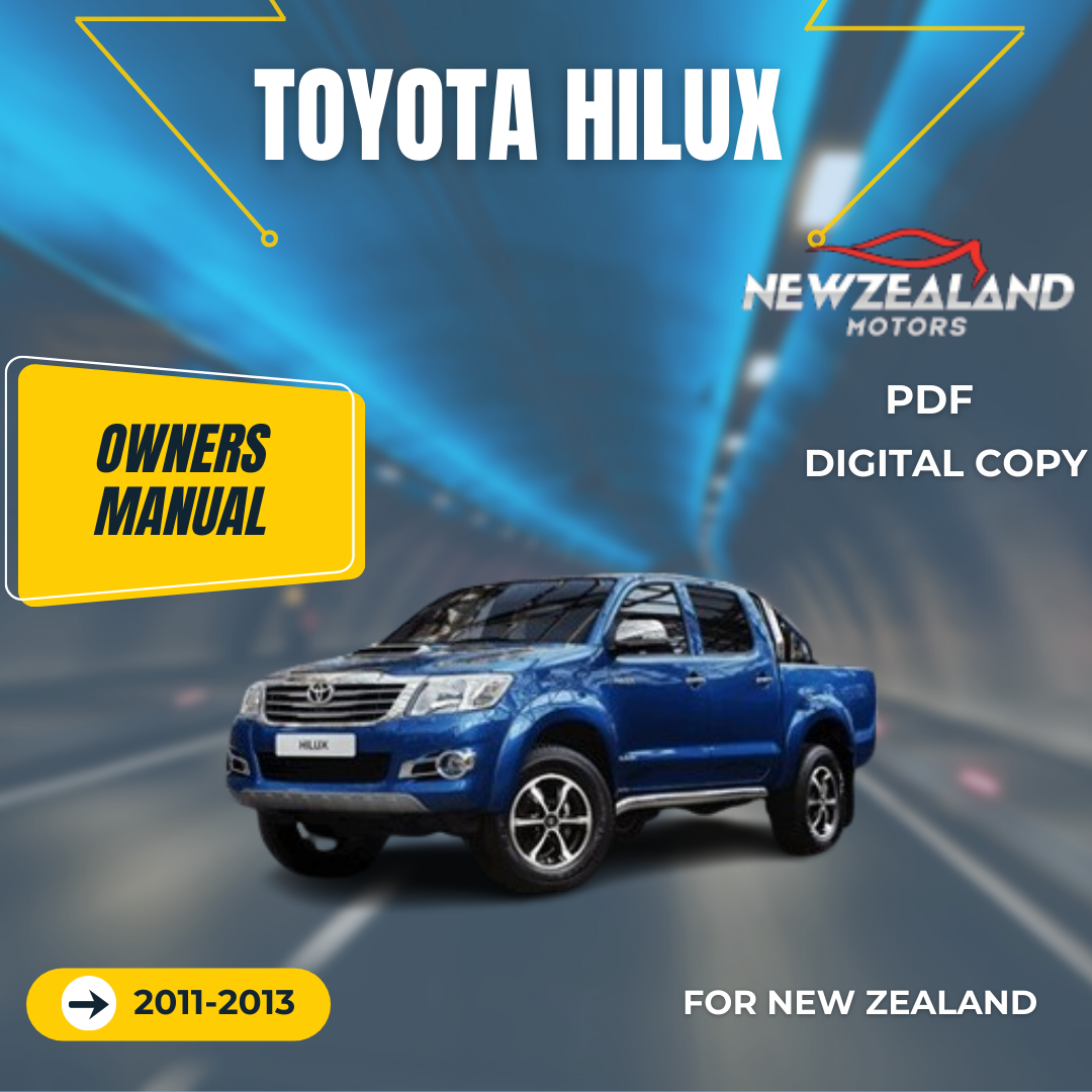 TOYOTA HILUX 2011, 2012 & 2013 OWNERS MANUAL