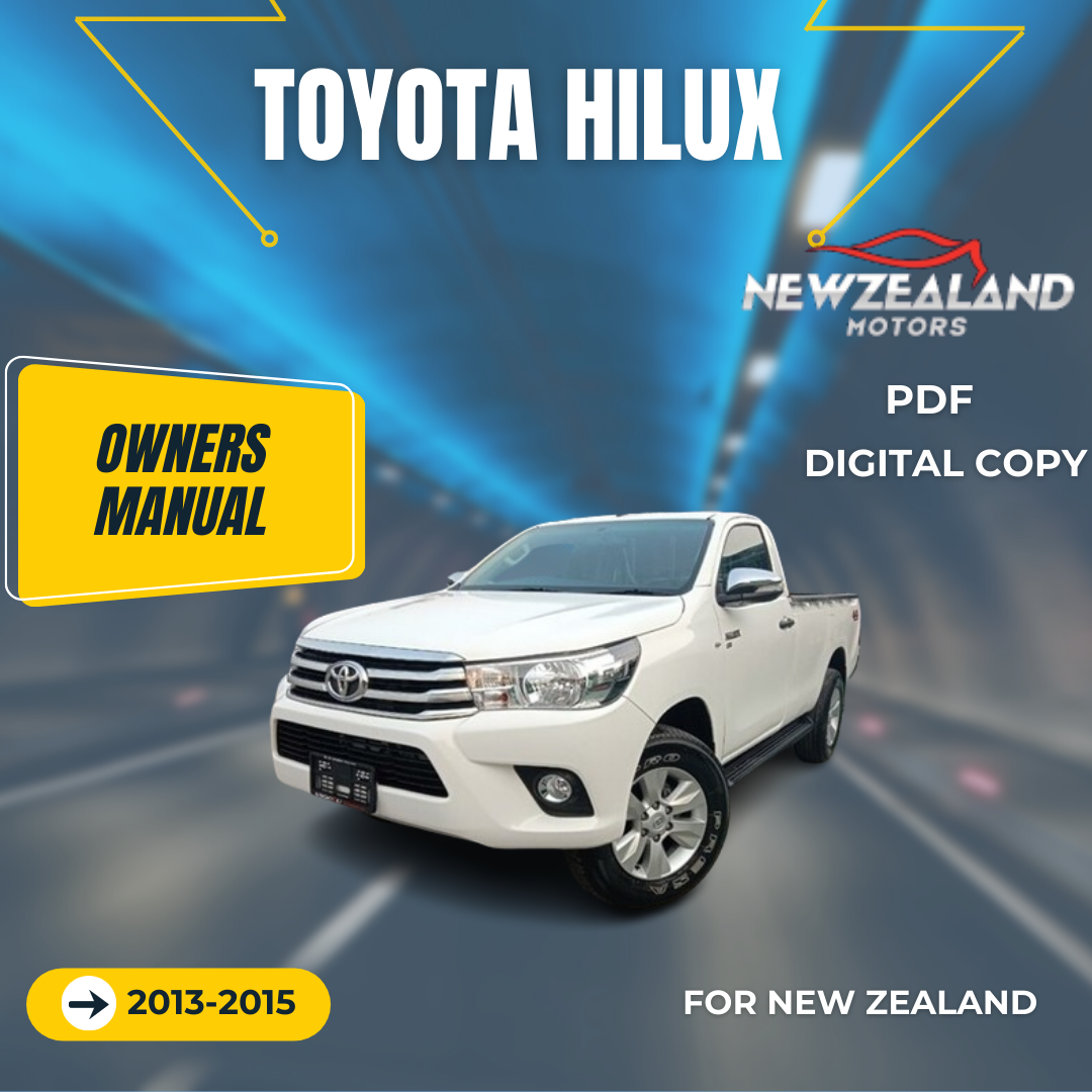 TOYOTA HILUX 2013, 2014& 2015 OWNERS MANUAL