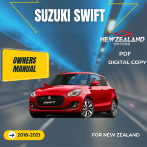 SUZUKI SWIFT 2018, 2019, 2020 & 2021 OWNERS MANUAL