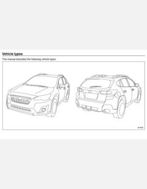 SUBARU XV 2018 OWNERS MANUAL
