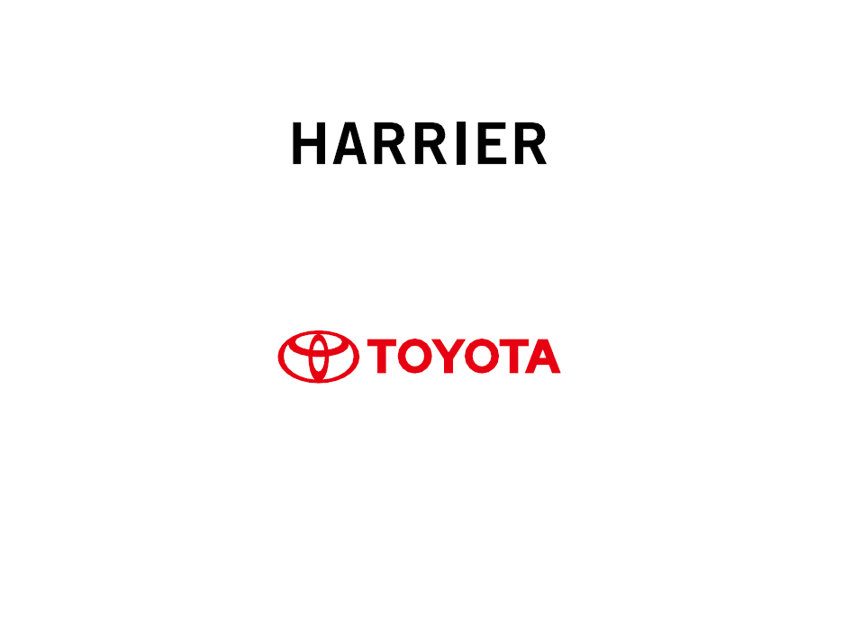 TOYOTA HARRIER 2013, 2014, 2015 OWNERS MANUAL IN ENGLISH