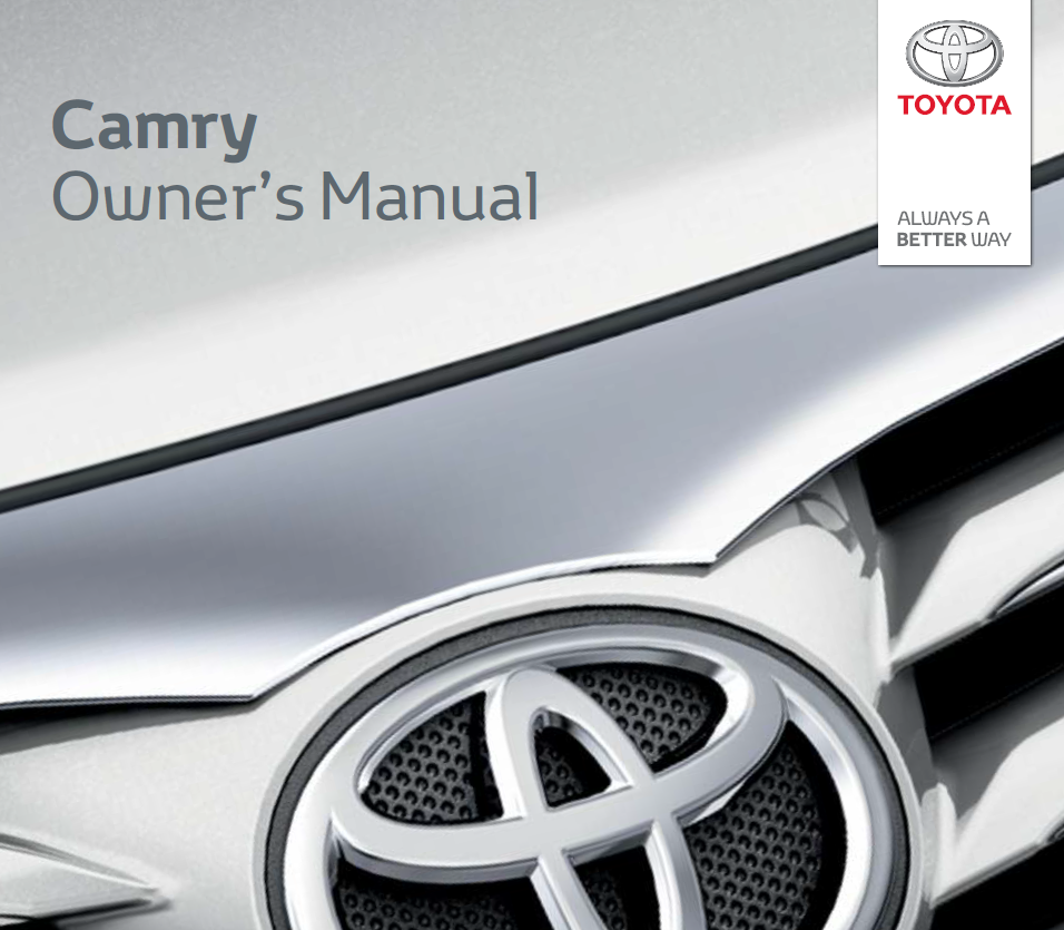 TOYOTA CAMRY 2021-2022 OWNERS MANUAL