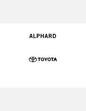 TOYOTA ALPHARD 2020-2021 OWNERS MANUAL IN ENGLISH