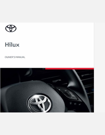 TOYOTA HILUX 2022 OWNER’S MANUAL