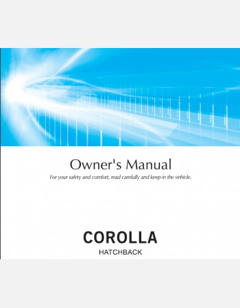 Toyota Corolla Hatchback 2022-2023 Owner’s Manual