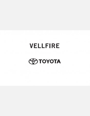 Toyota Vellfire 2018-2019 Owner’s Manual In English