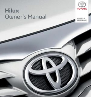 Toyota Hilux owner's Manual