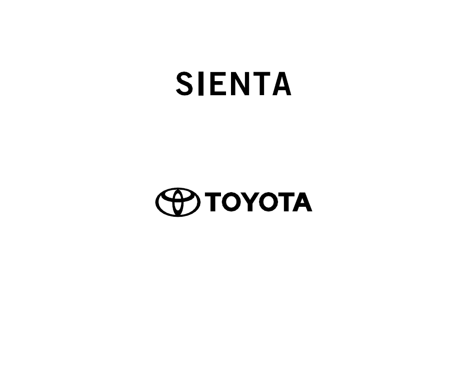 Toyota Sienta Hybrid 2018, 2019& 2020 Owners Manual