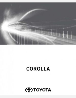 TOYOTA COROLLA 2021-2022 OWNERS MANUAL