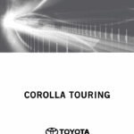 TOYOTA COROLLA TOURING 2020-2021 OWNERS MANUAL