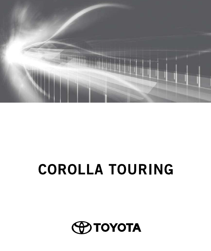 TOYOTA COROLLA TOURING 2020-2021 OWNERS MANUAL