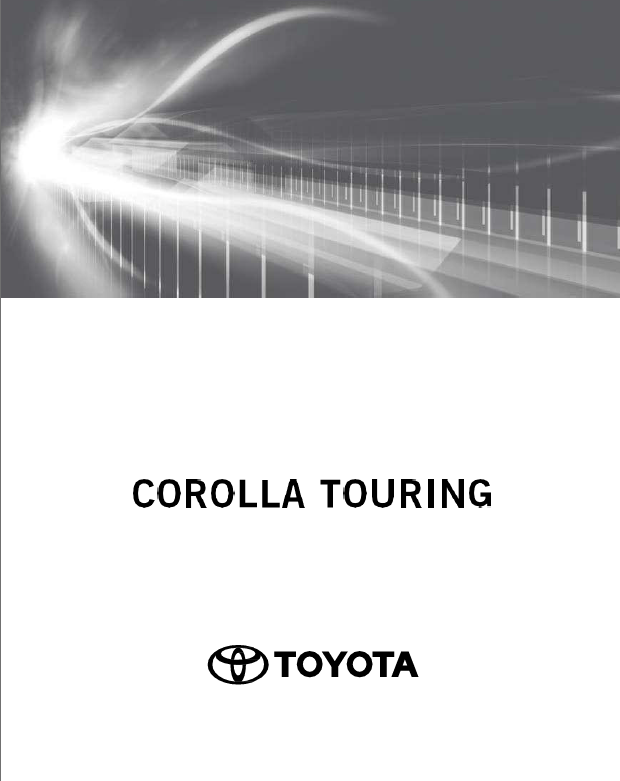 TOYOTA COROLLA TOURING 2021-2022 OWNERS MANUAL
