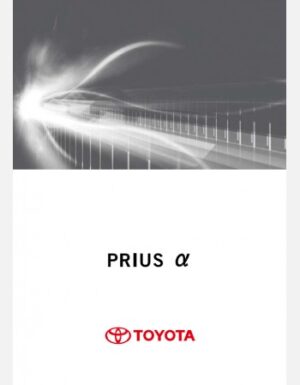 TOYOTA PRIUS ALPHA 2017-2018 OWNERS MANUAL
