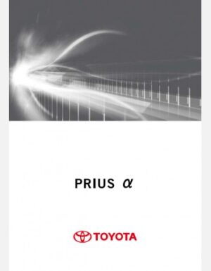TOYOTA PRIUS ALPHA 2020-2021 OWNERS MANUAL