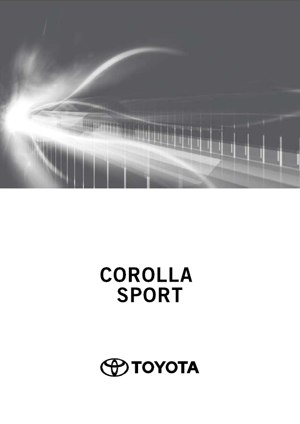 TOYOTA COROLLA SPORT 2021-2022 OWNERS MANUAL