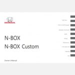 HONDA N-BOX 2021 2022& 2023 OWNERS MANUAL