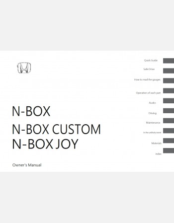 HONDA N-BOX 2023-2024 OWNERS MANUAL