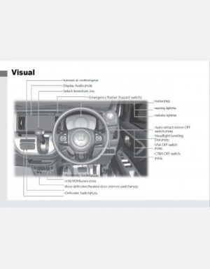 HONDA N-WGN 2015-2016 OWNERS MANUAL