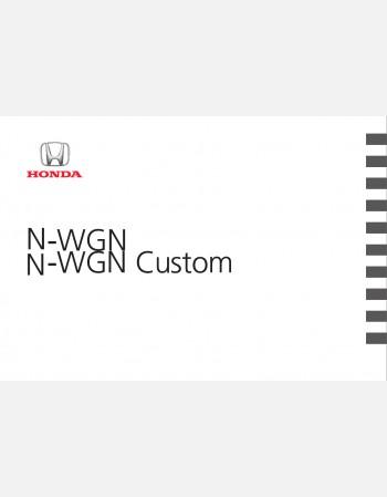 HONDA N-WGN 2016, 2017, 2018, 2019, 2020 & 2021 OWNERS MANUAL