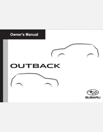 SUBARU OUTBACK 2025 OWNERS MANUAL