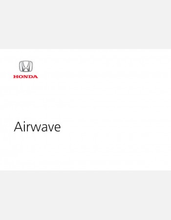 HONDA AIRWAVE 2010 OWNERS MANUAL