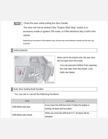 TOYOTA CROWN 2010-2011 OWNERS MANUAL