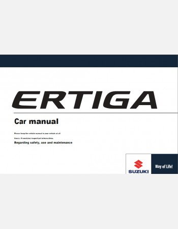 SUZUKI ERTIGA 2019 2020 2021 OWNERS MANUAL